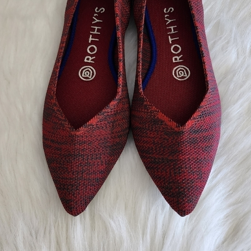 *NWOB* Rothy's The Point in Crimson Heather Red - Picture 3 of 8